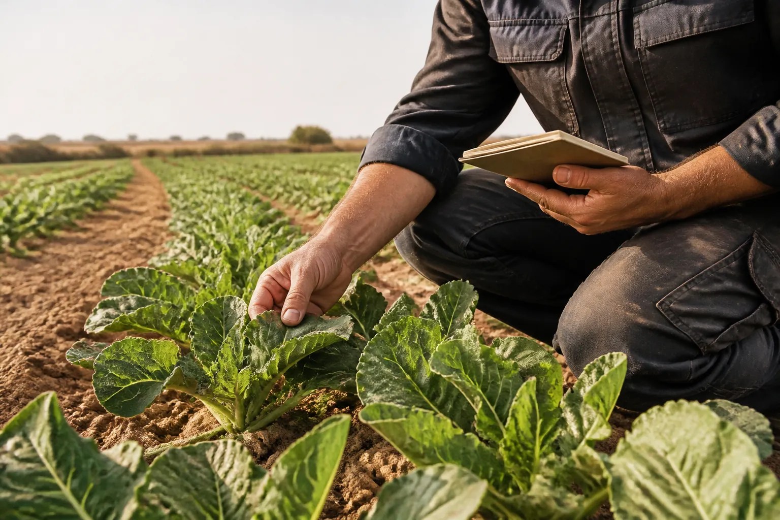 Revisión técnica de un cultivo hortícola en campo